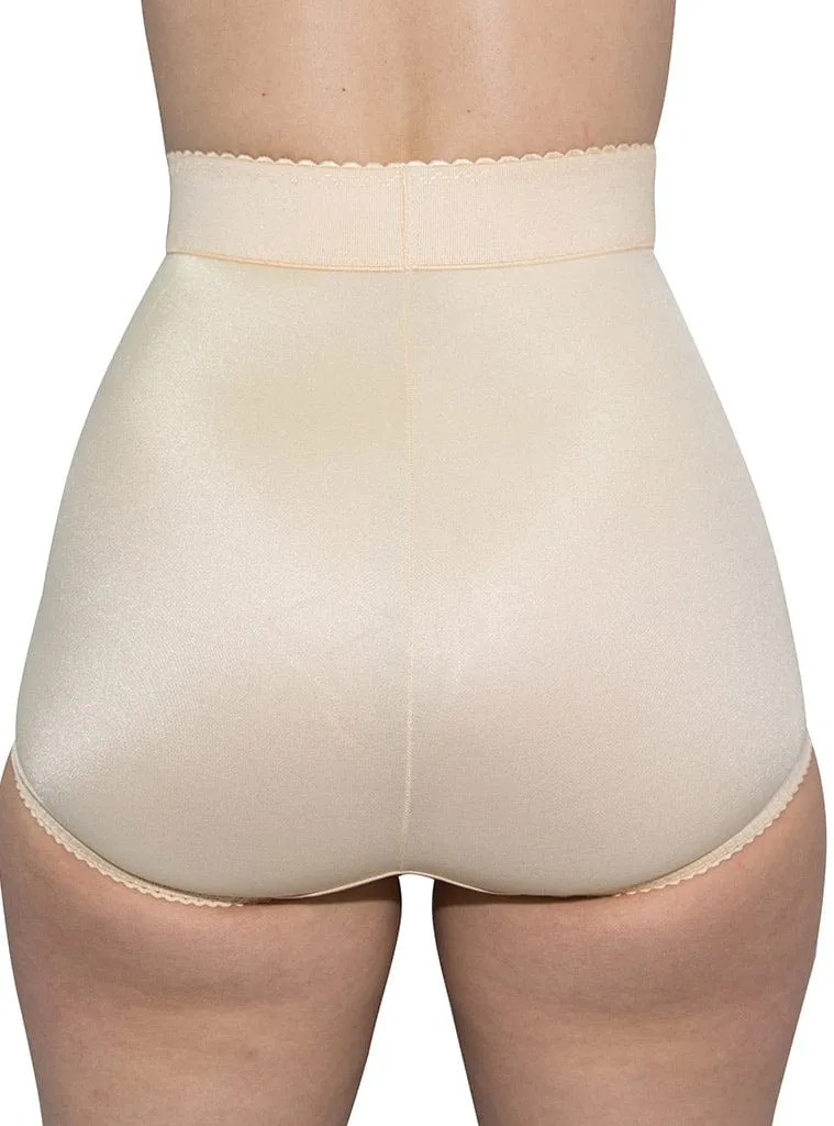Rago High Waist Light Shaping Panty Brief - Beige / Black / Mocha