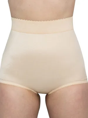 Rago High Waist Light Shaping Panty Brief - Beige / Black / Mocha