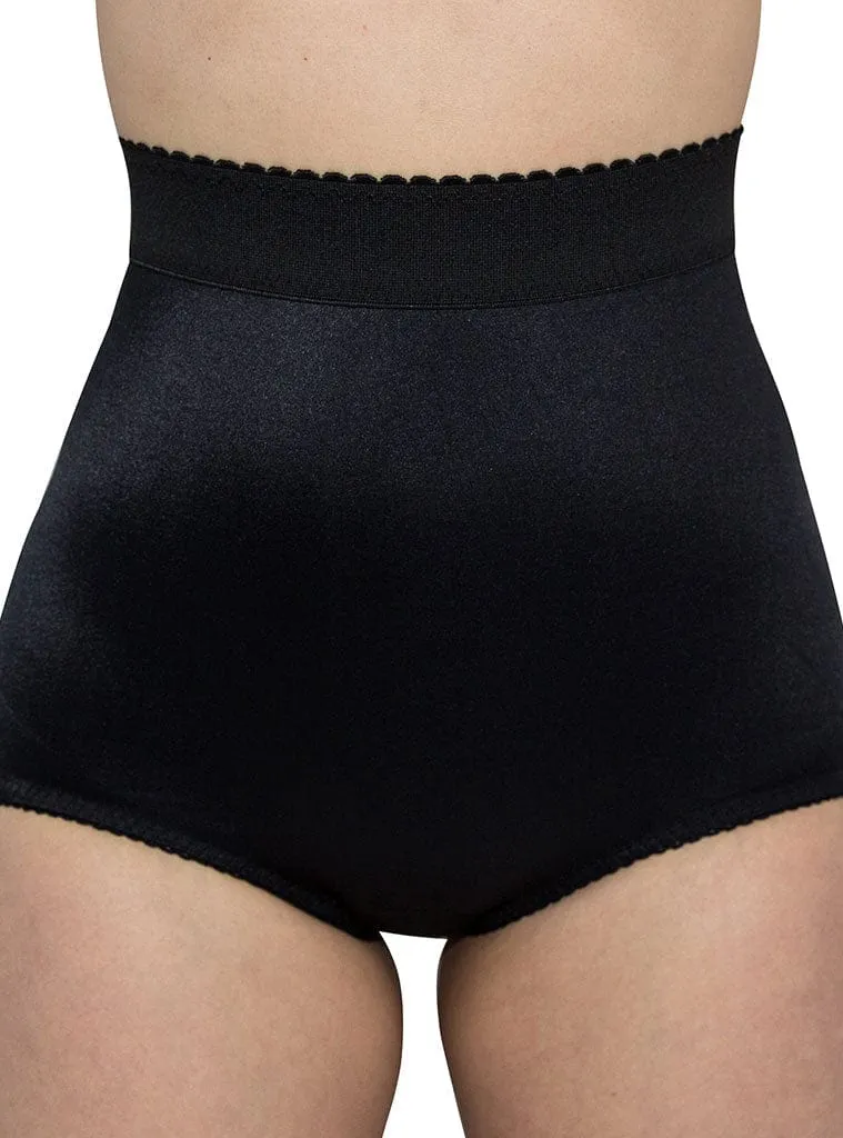 Rago High Waist Light Shaping Panty Brief - Beige / Black / Mocha