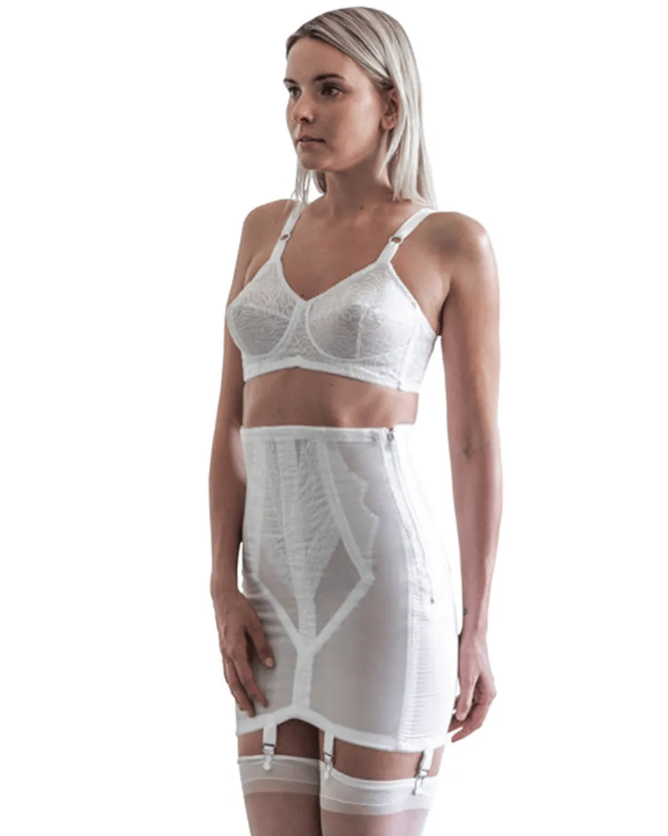 Rago Satin & Lace Expandable Cup Bra