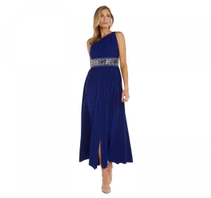 R&m Richards Womens One Shoulder Asymmetrical Dress 9909