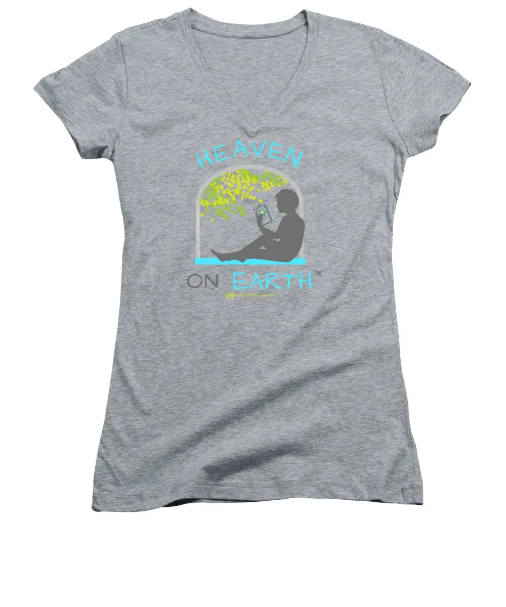 Reading Heaven On Earth - Women's V-Neck