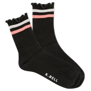 Retro Striped Varsity Lettuce Crew Socks (Women’s)