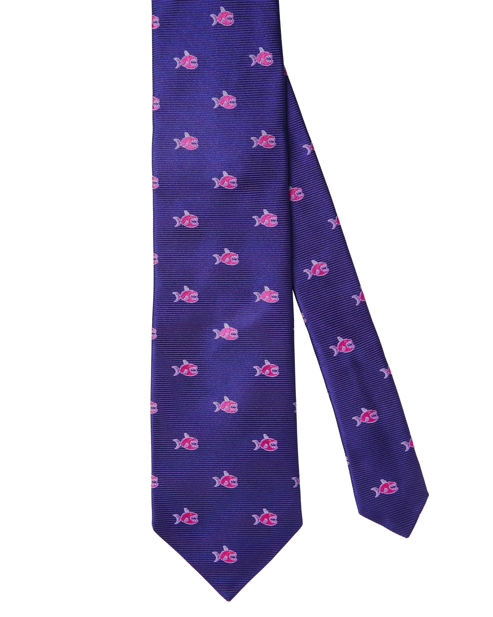 Robot Piranha Fish Ties