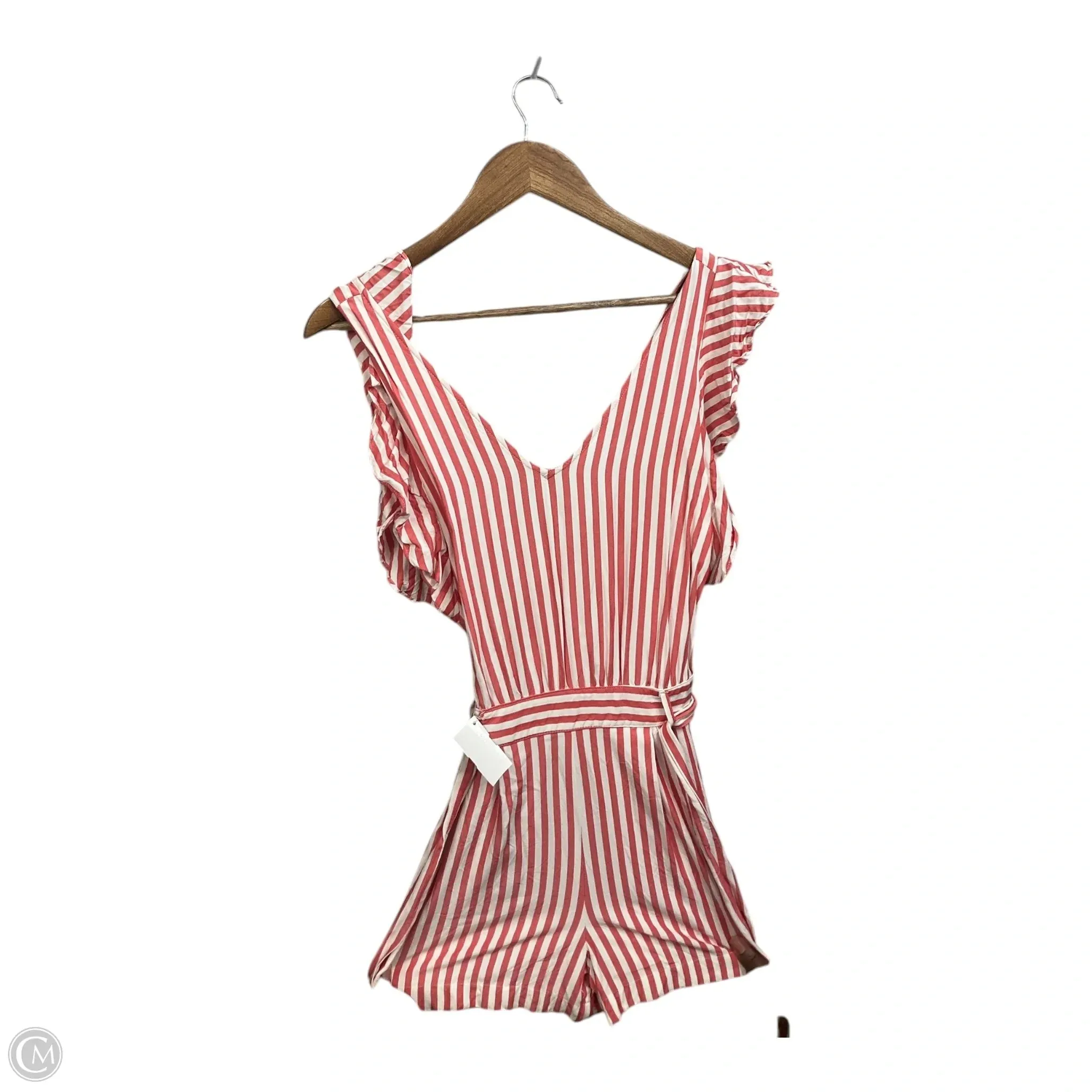 Romper By Loft In Striped Pattern, Size: S
