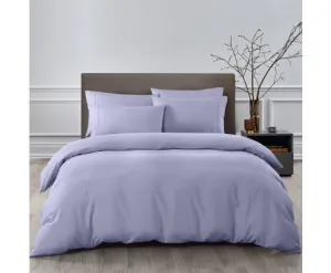 Royal Comfort 2000TC 6 Piece Bamboo Sheet & Quilt Cover Set Cooling Breathable - LILAC GREY