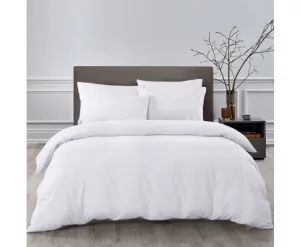 Royal Comfort 2000TC 6 Piece Bamboo Sheet & Quilt Cover Set Cooling Breathable - WHITE