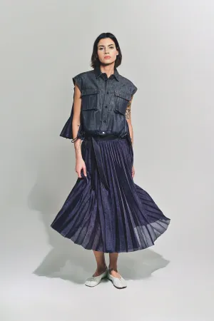 SACAI | DENIM MIX SHIRT