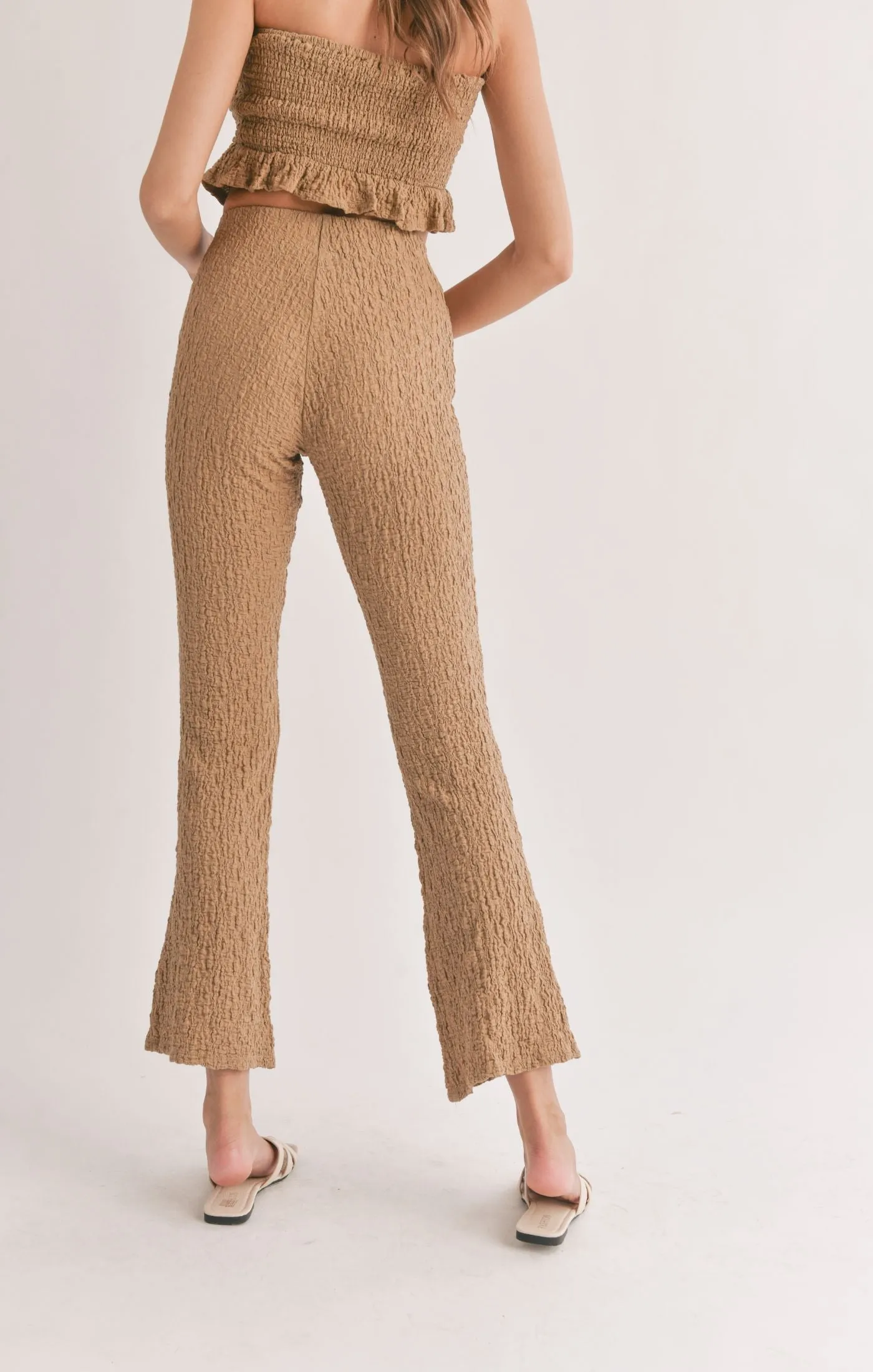 Sadie And Sage Transcend Popcorn Knit Bell Bottoms
