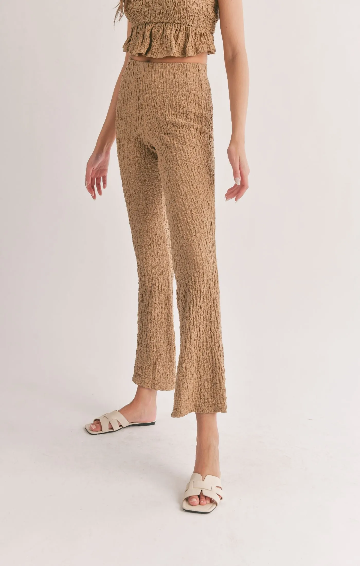 Sadie And Sage Transcend Popcorn Knit Bell Bottoms