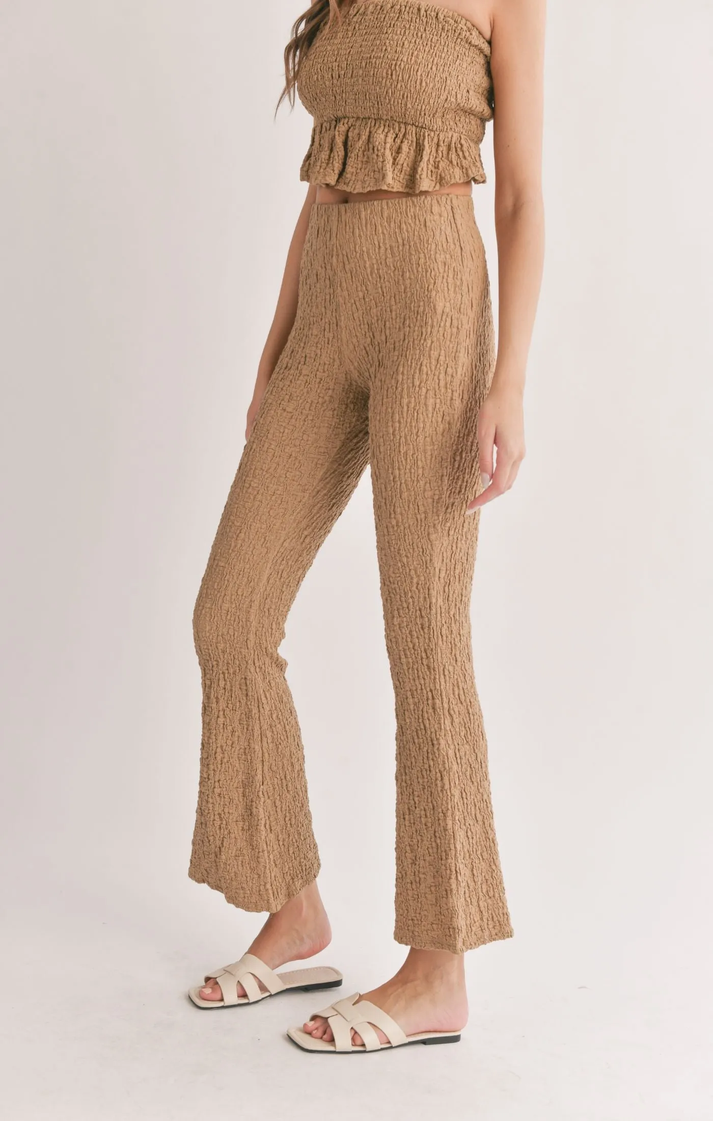 Sadie And Sage Transcend Popcorn Knit Bell Bottoms