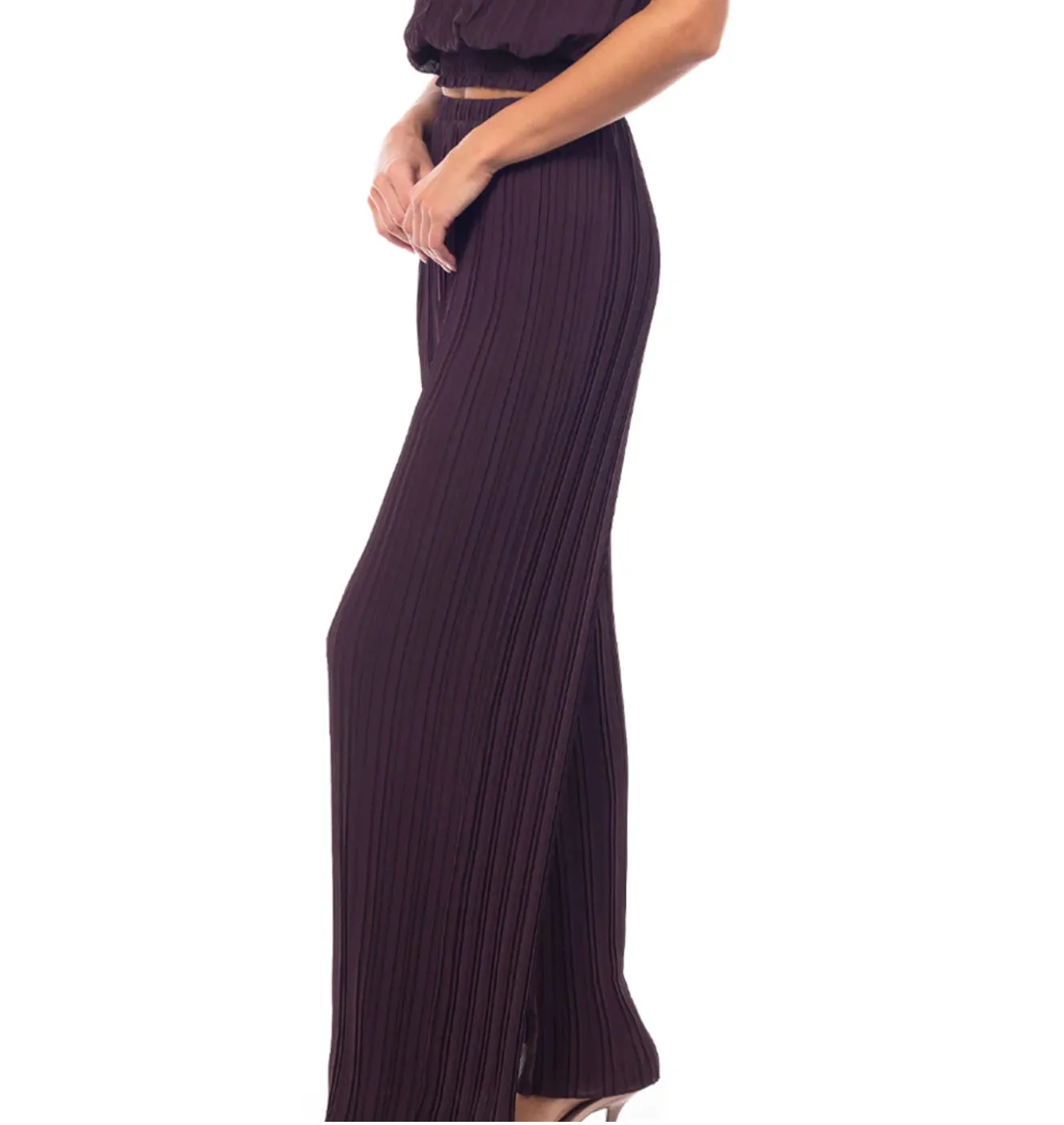 Sangria Pleated Pants