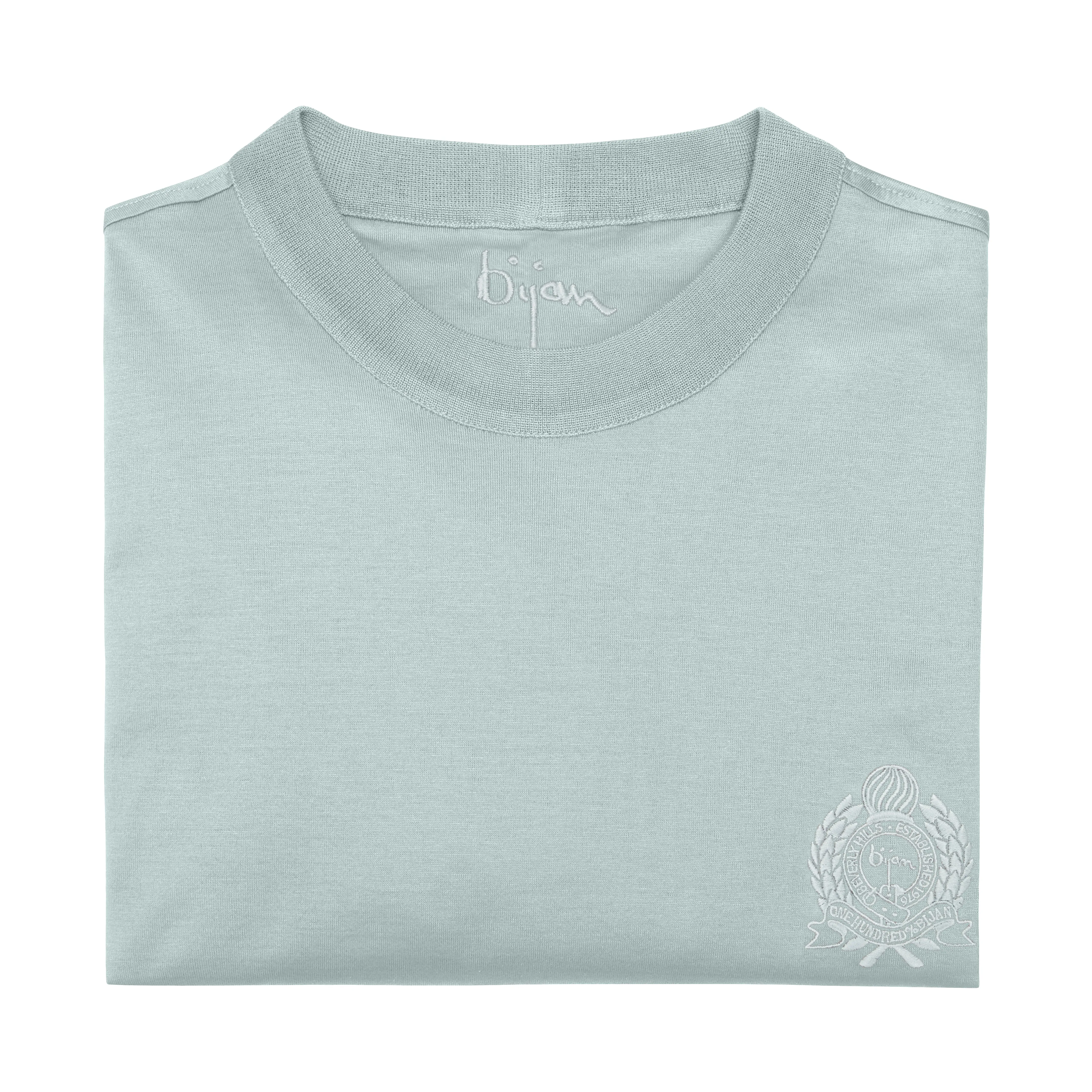 Seafoam with Seafoam Crest Short Sleeve T-Shirt