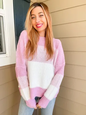 Self-Love Striped Sweater