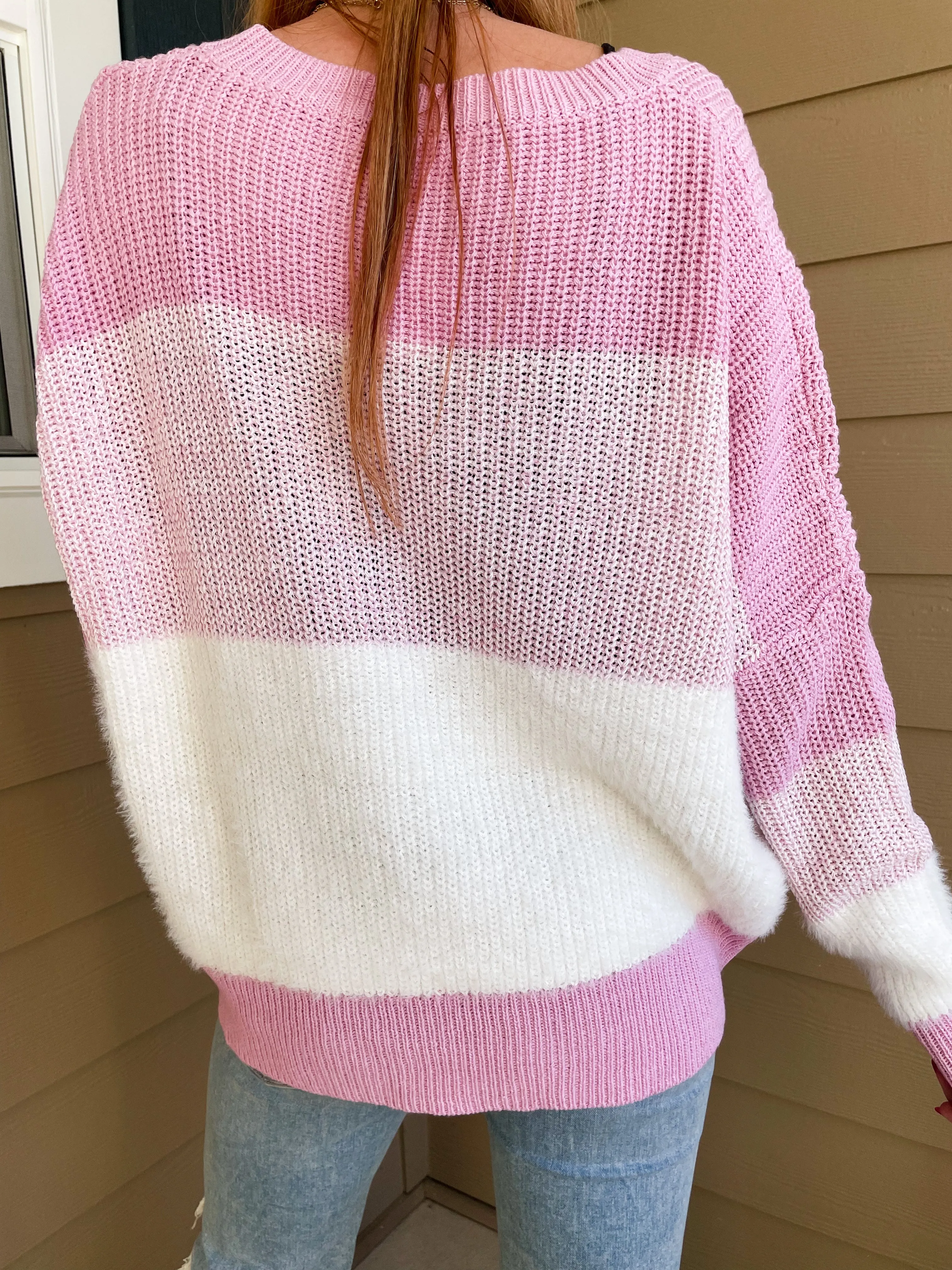 Self-Love Striped Sweater