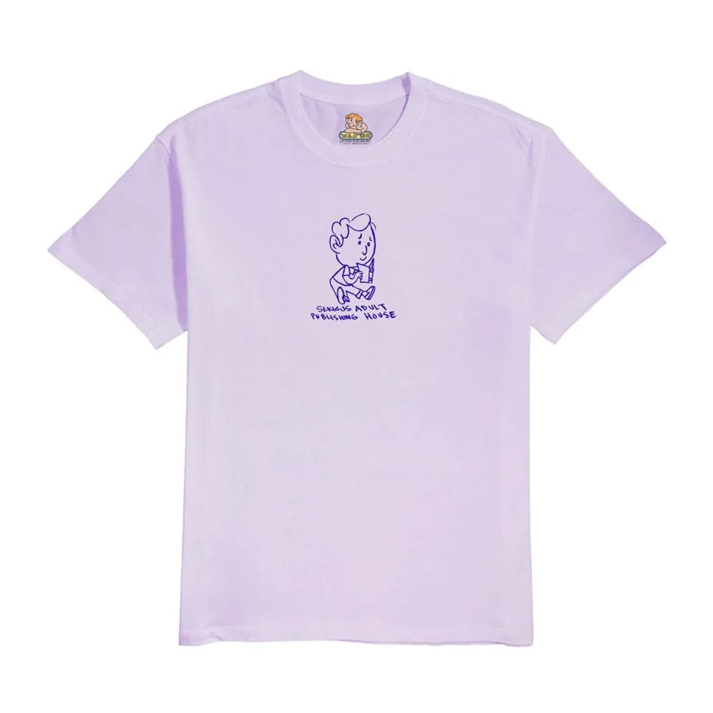 Serious Adult 'Invested' T-Shirt (Orchid)