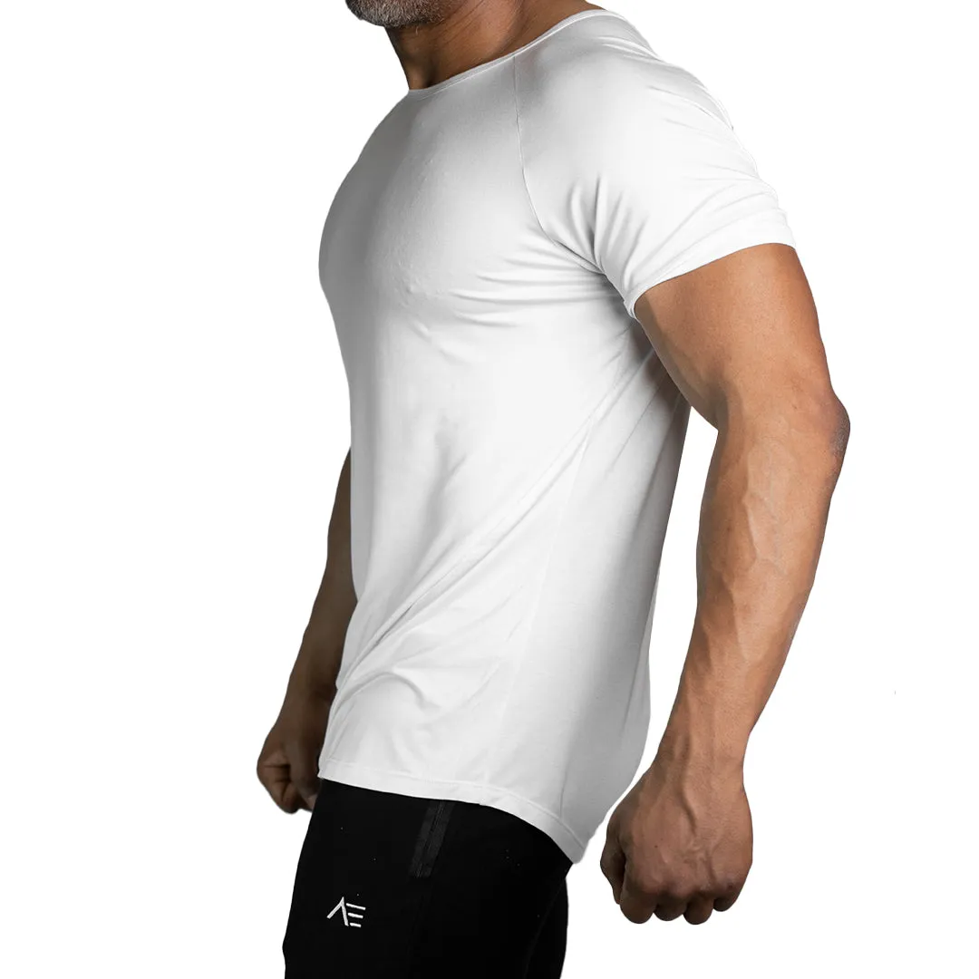 Short Sleeve Bamboo Performance Shirt - White