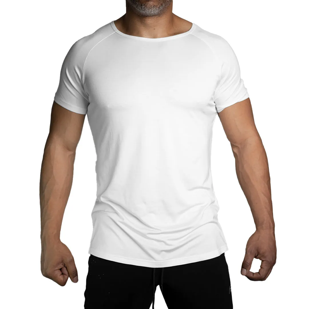 Short Sleeve Bamboo Performance Shirt - White