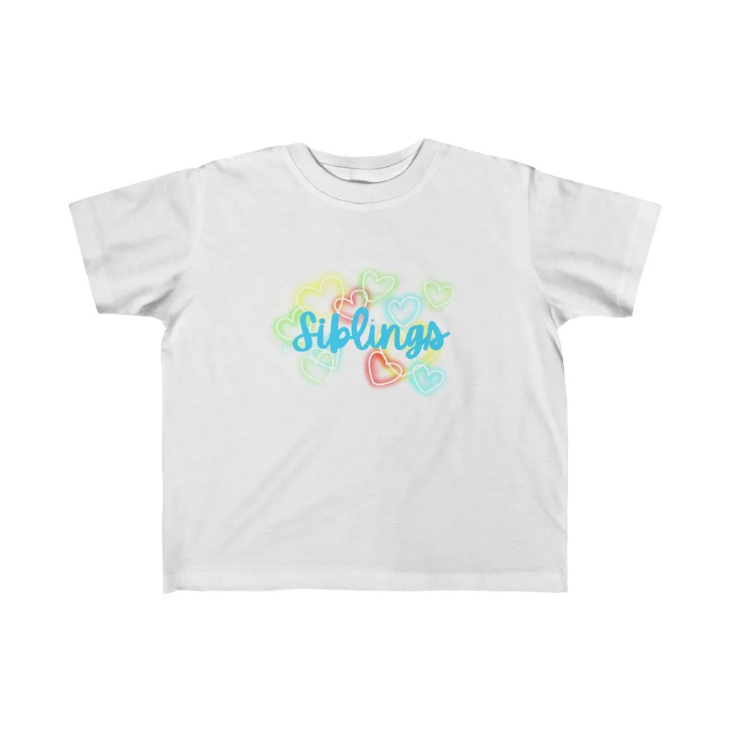 Siblings (blue)kid's 2-6 years fine jersey tee