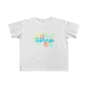Siblings (blue)kid's 2-6 years fine jersey tee