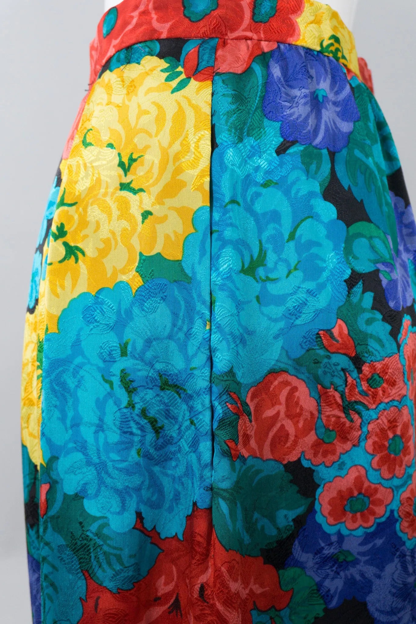 Silk Floral Print Pant