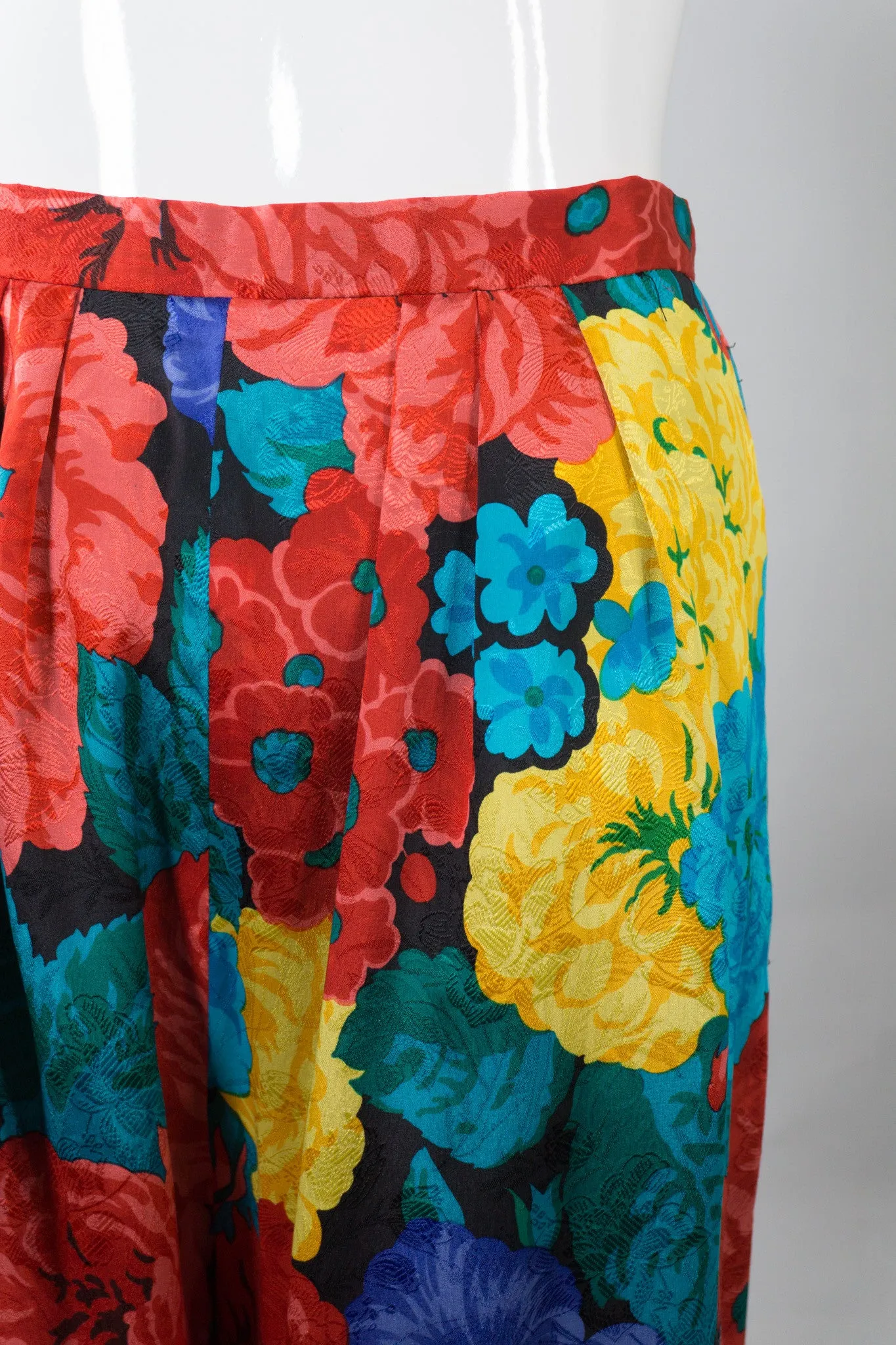 Silk Floral Print Pant