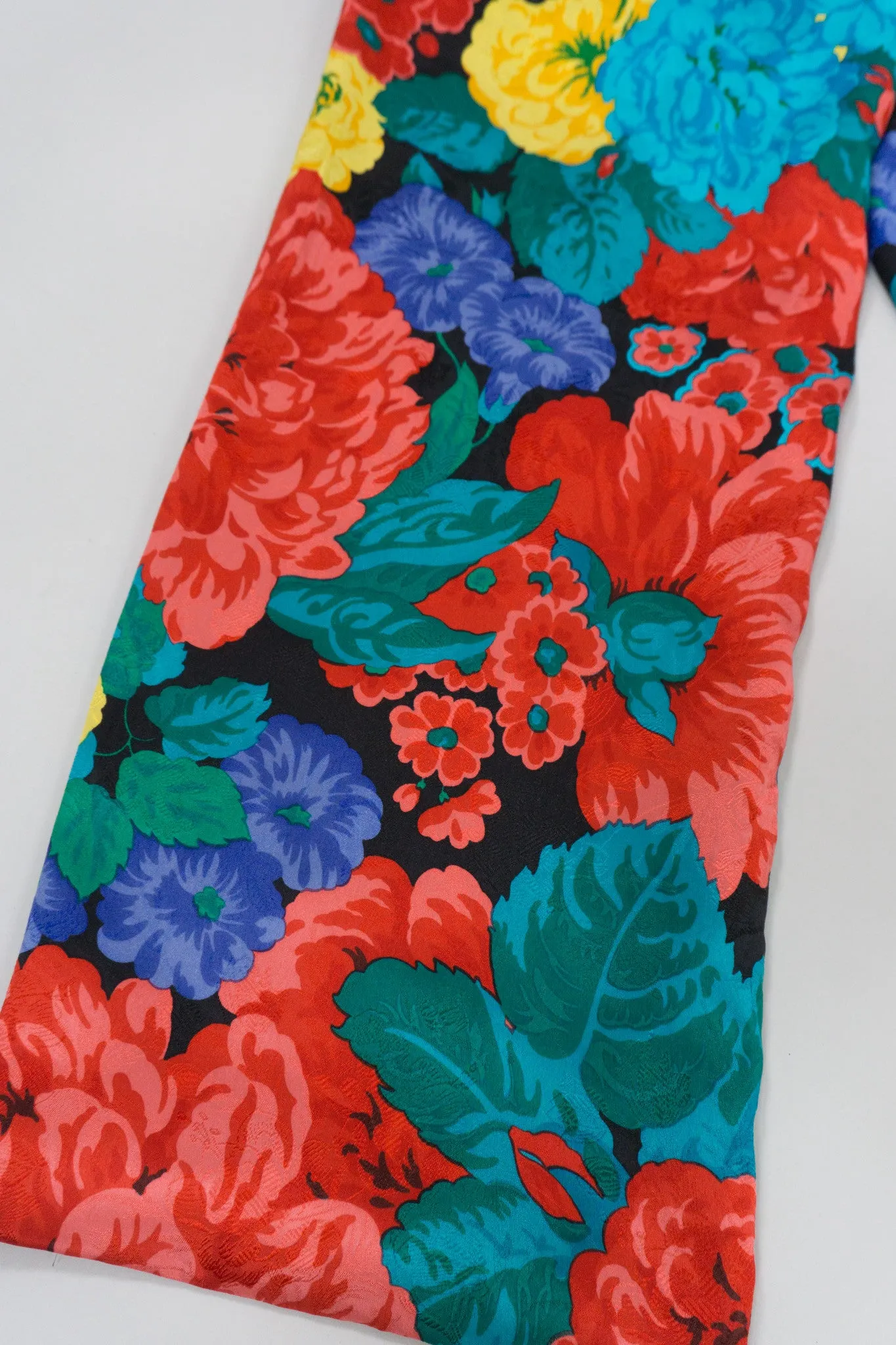 Silk Floral Print Pant