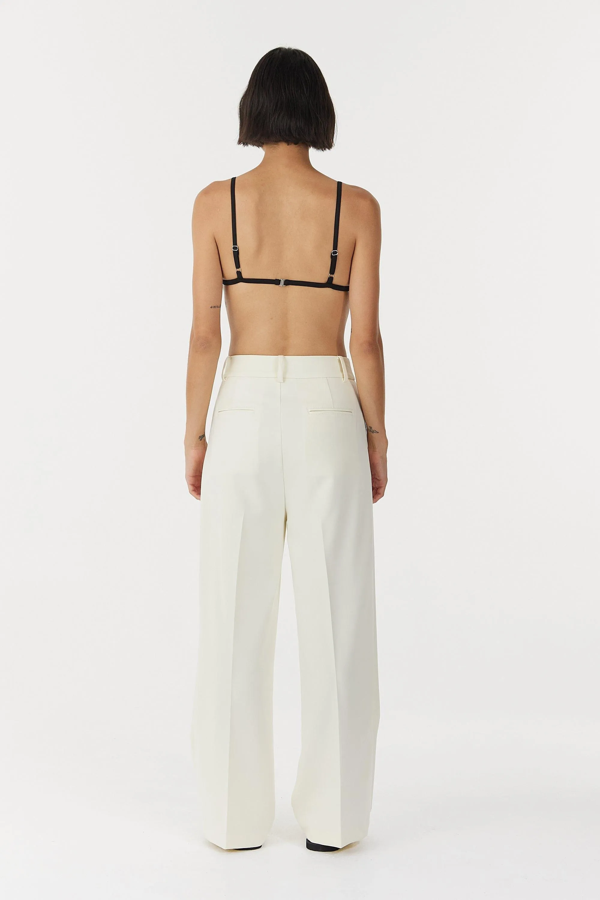 SKYLINE TAILORED TROUSERS | WARM WHITE