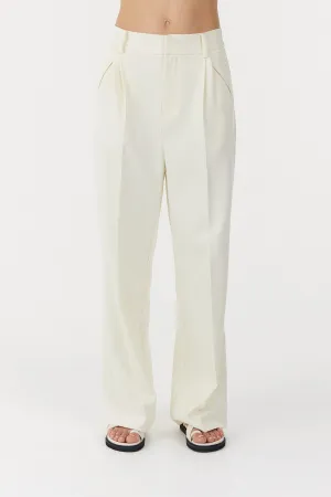 SKYLINE TAILORED TROUSERS | WARM WHITE