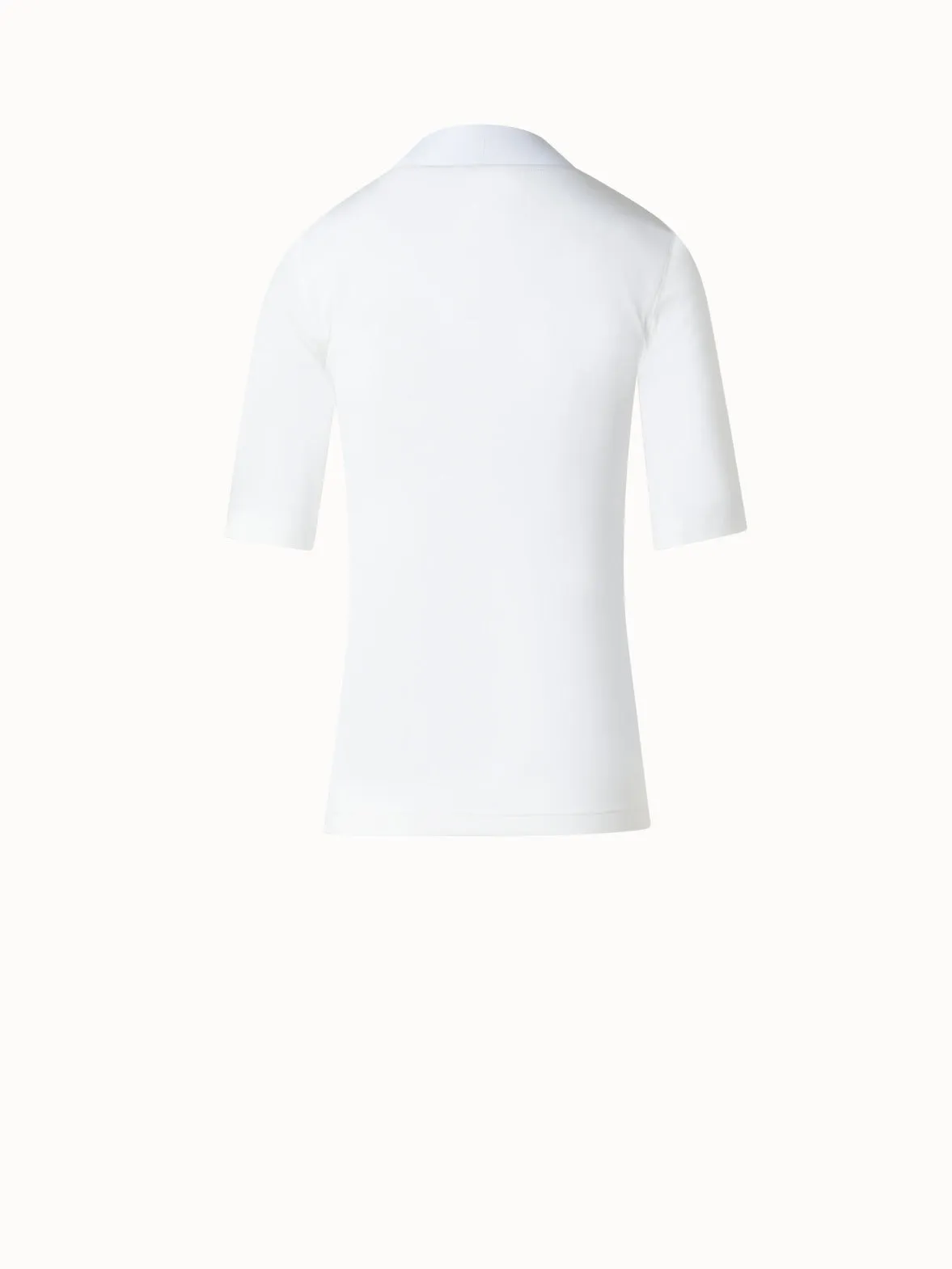 Square Neck Half Sleeve T-Shirt in Modal