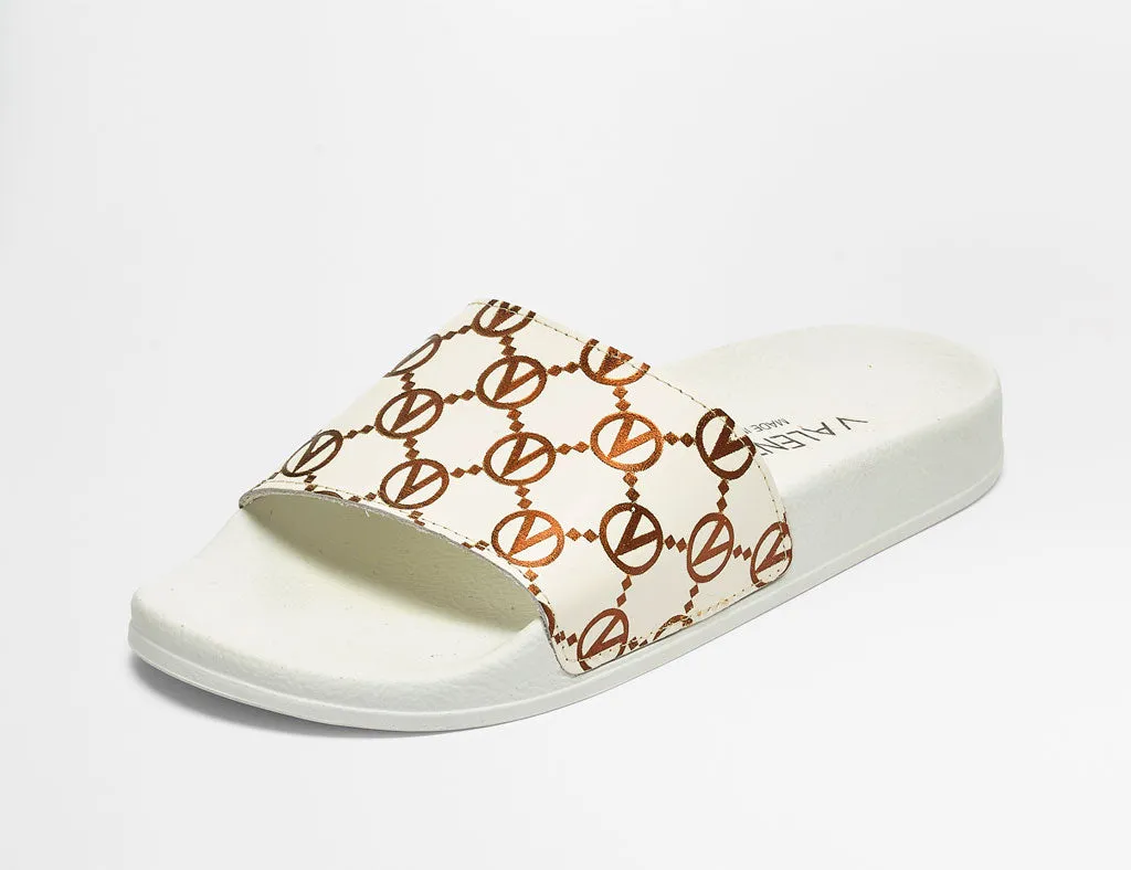 SS22 - Women's Pool Slippers - Kali - Cream Copper