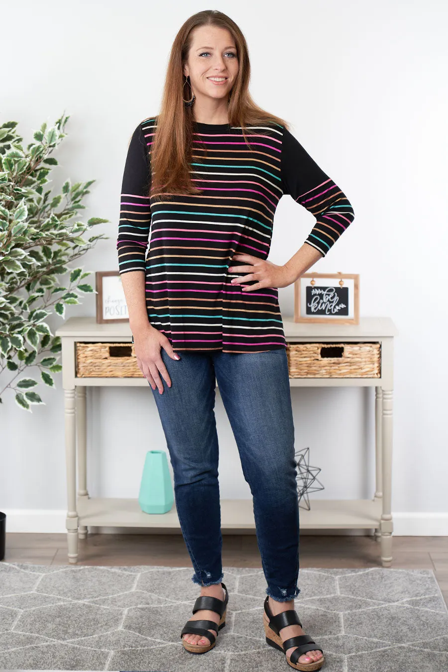 Starts With A Smile Long Sleeve Top