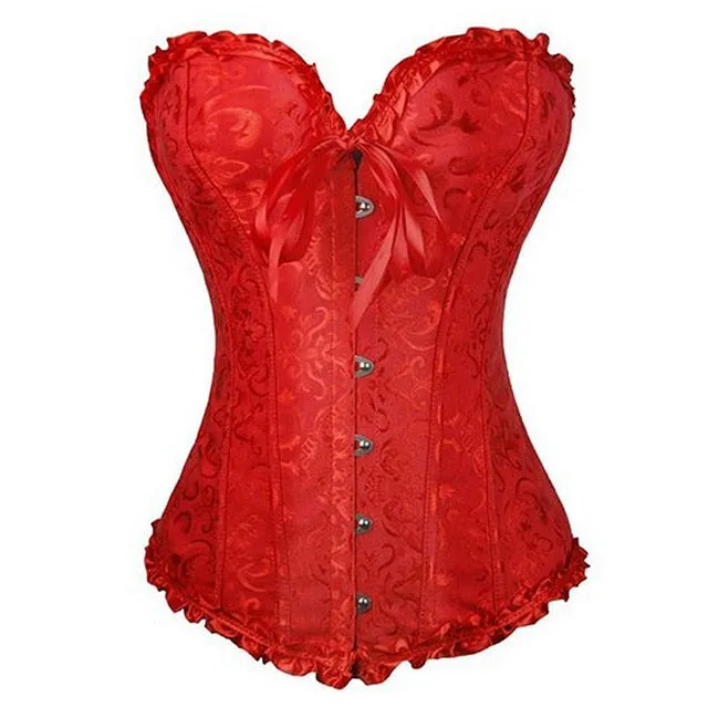Steampunk Corset Brocade Patchwork