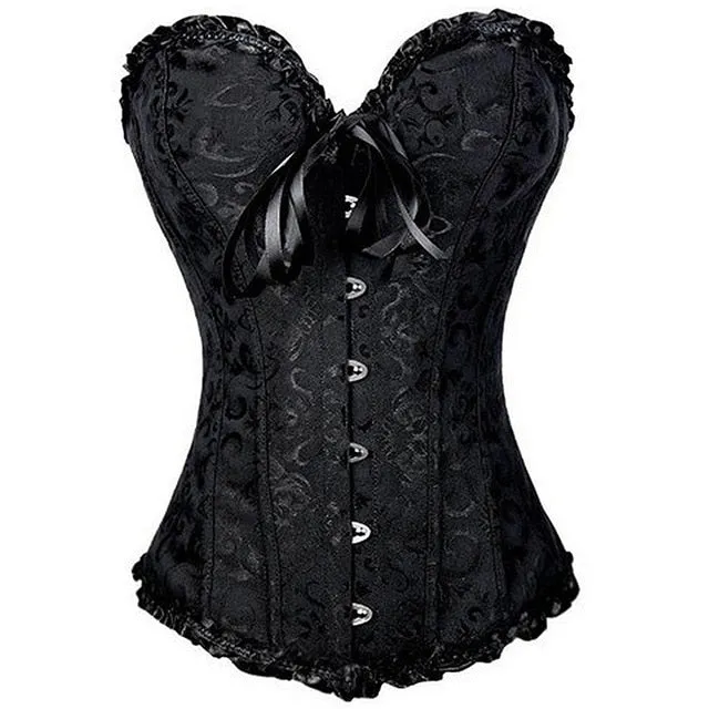 Steampunk Corset Brocade Patchwork