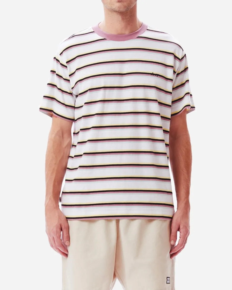 Streak Stripe Tee - White Multi