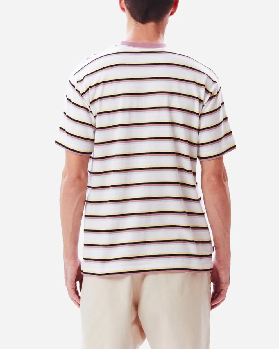 Streak Stripe Tee - White Multi
