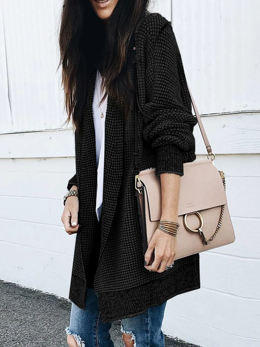 Stunncal Knitted Sweater Cardigan （3 colors）