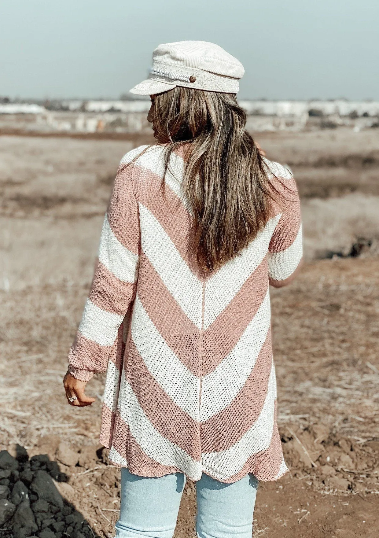 Sun Drenched Striped Cardigan