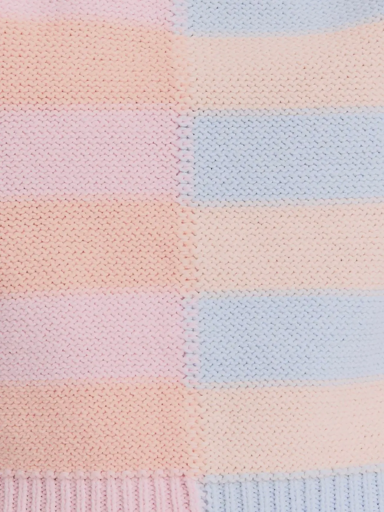 Sweet & Striped Top: Peach Multi
