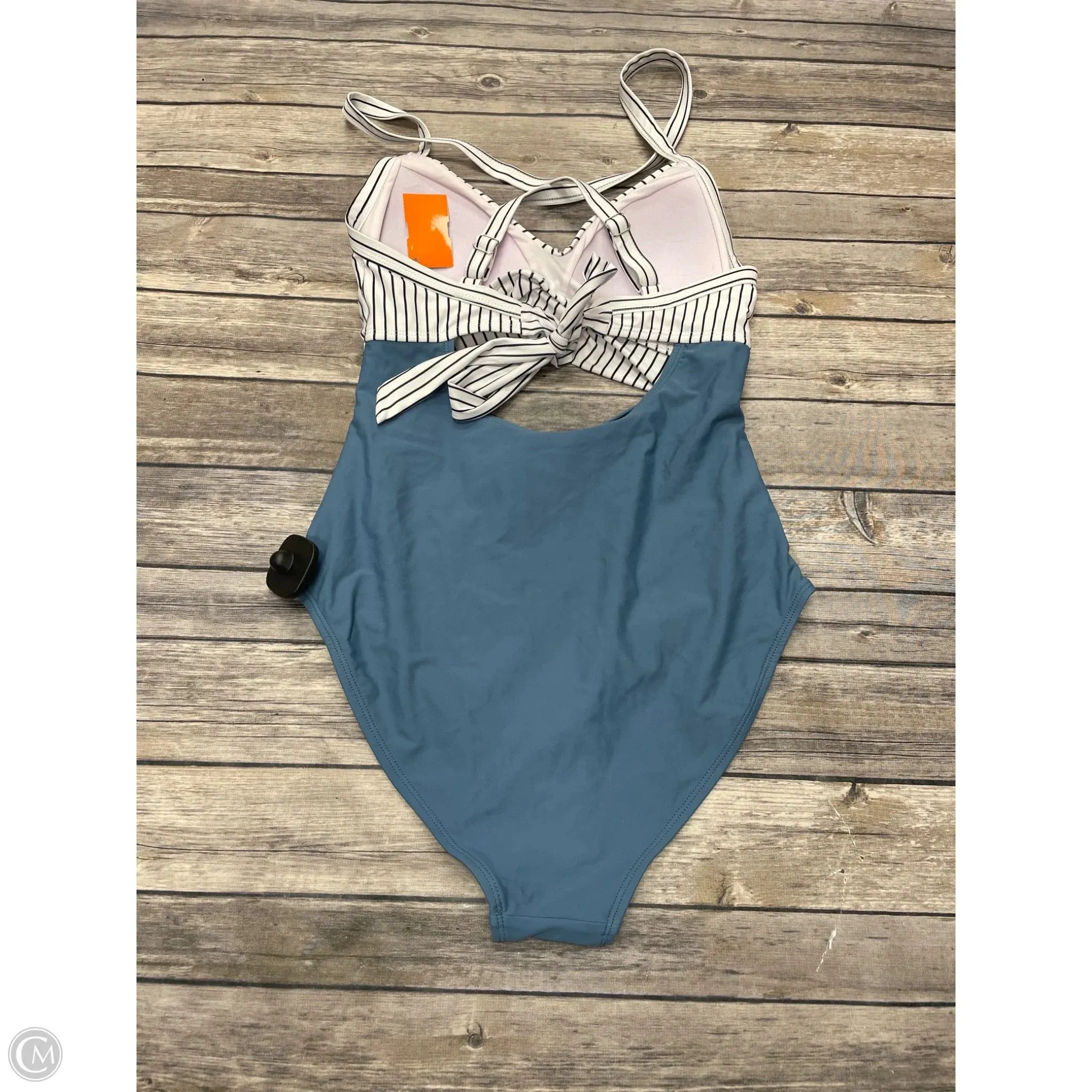 Swimsuit By Cme In Striped Pattern, Size: S