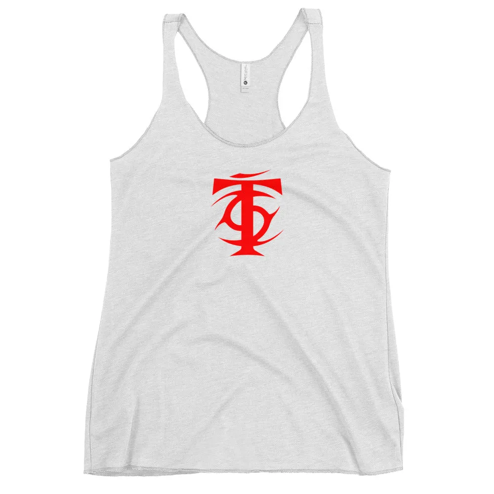 T Nation Women's Racerback Tank - Red Logo