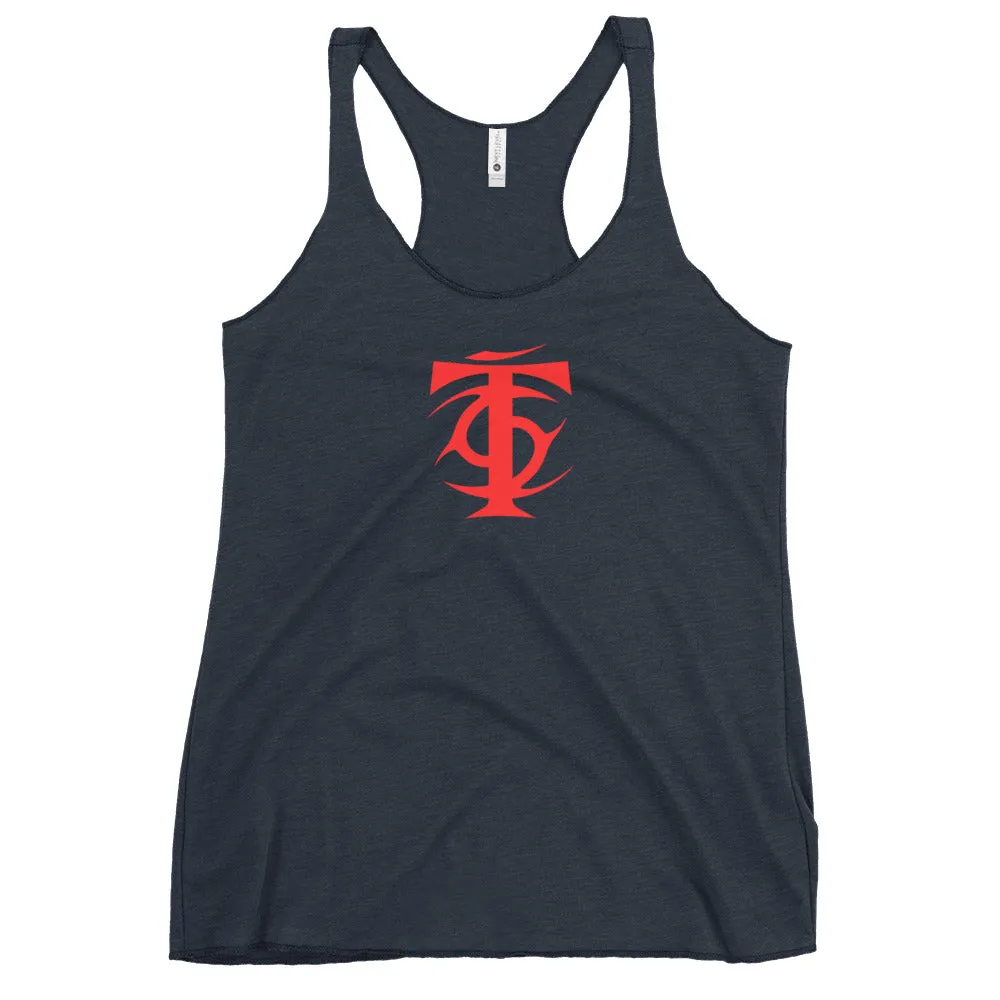 T Nation Women's Racerback Tank - Red Logo