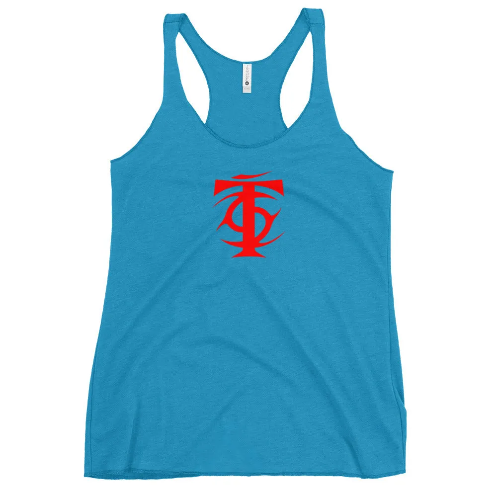 T Nation Women's Racerback Tank - Red Logo