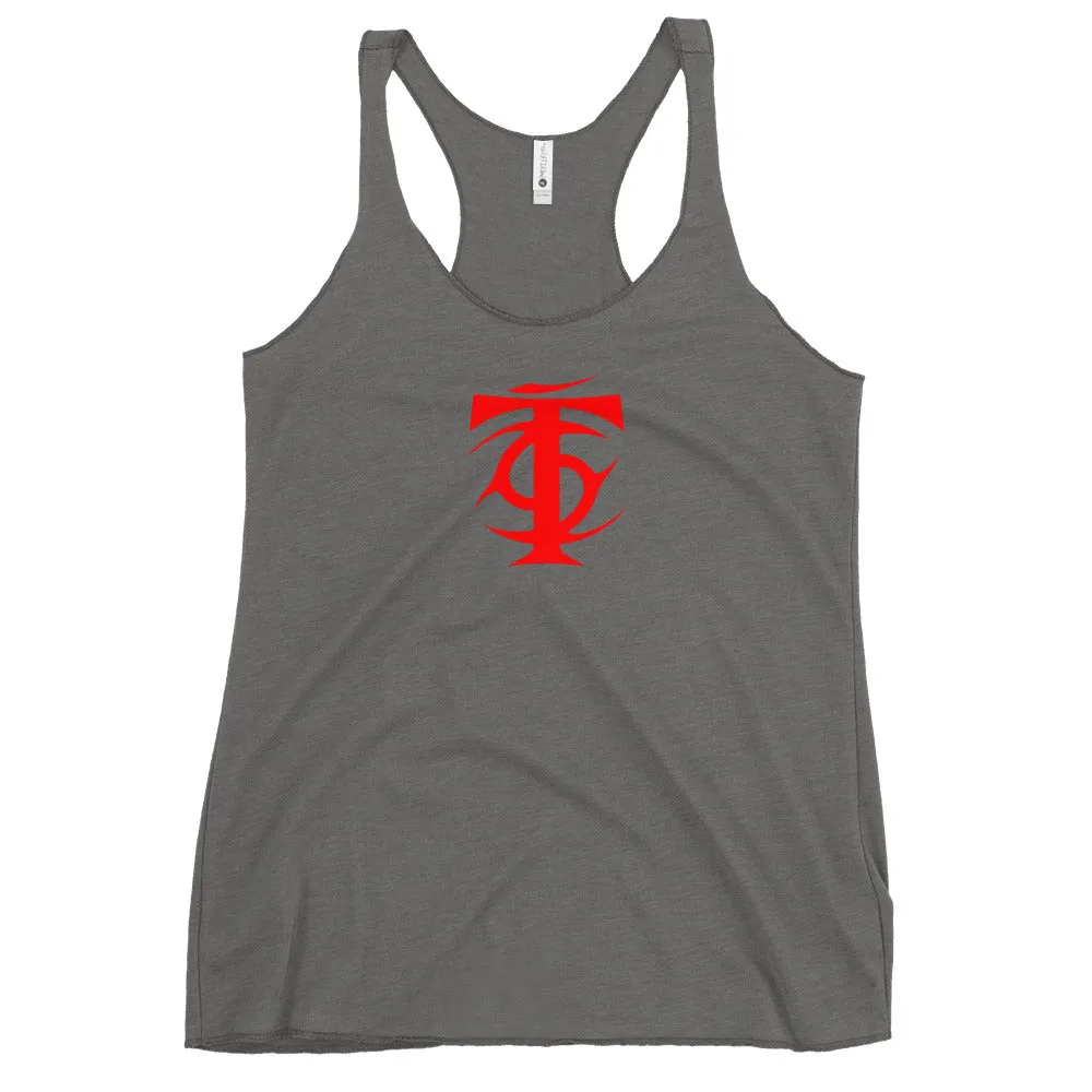 T Nation Women's Racerback Tank - Red Logo
