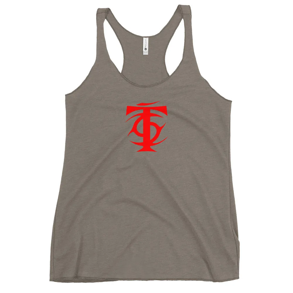 T Nation Women's Racerback Tank - Red Logo
