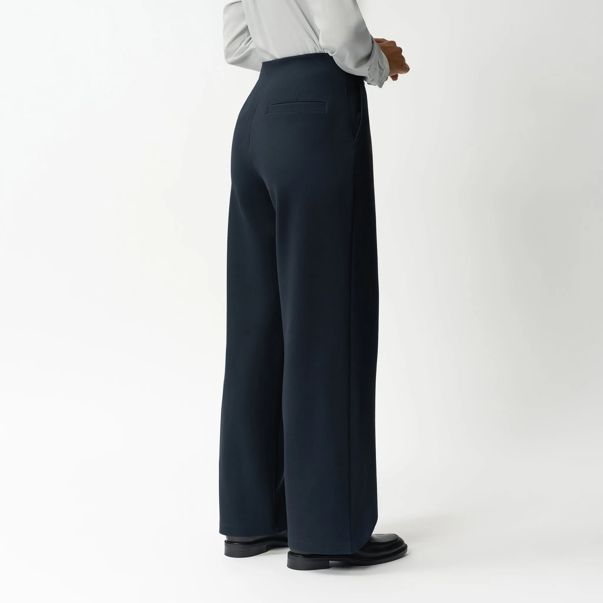 Tailored Ponte Relaxed Trouser