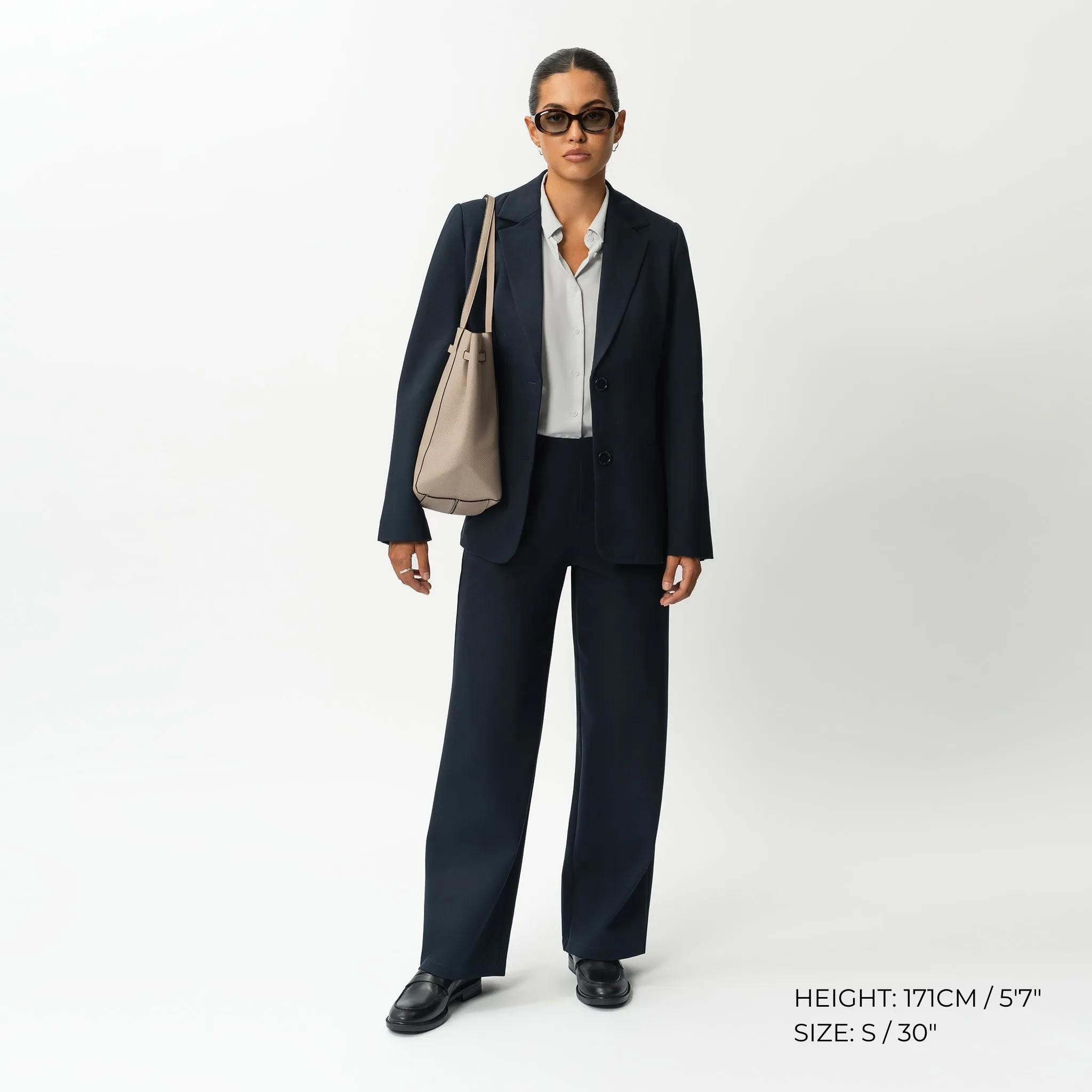 Tailored Ponte Relaxed Trouser