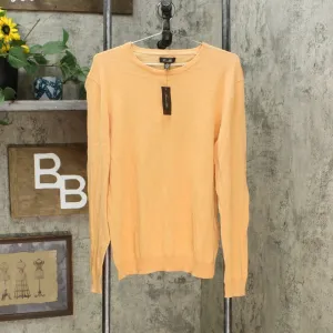 Tasso Elba Men's Pullover Crewneck Elan Sweater Pale Orange Medium