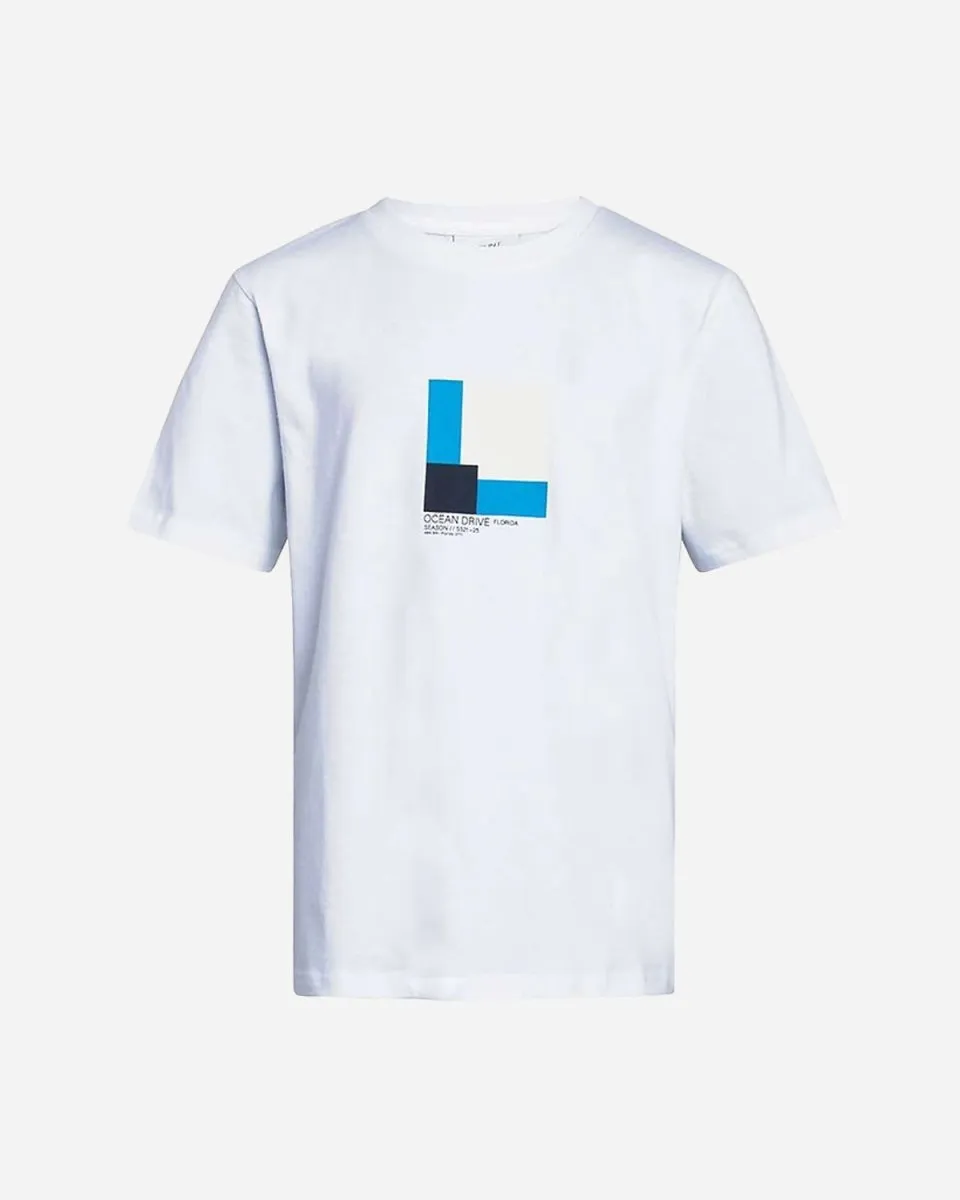 Teen Square Box Tee - White