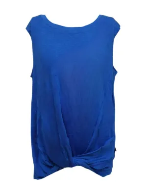 TEREZ Girl's Blue Rayon Tank Shirt #11897917 XL NWT